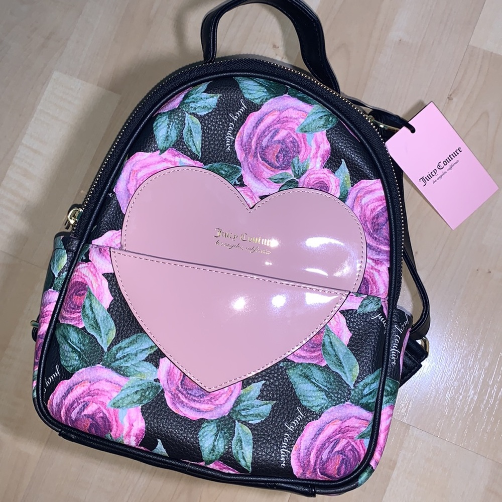 HOST β
π₯³ JUICY COUTURE MOODY GARDEN Blk Whole Lotta Love - Picture 4 of 13